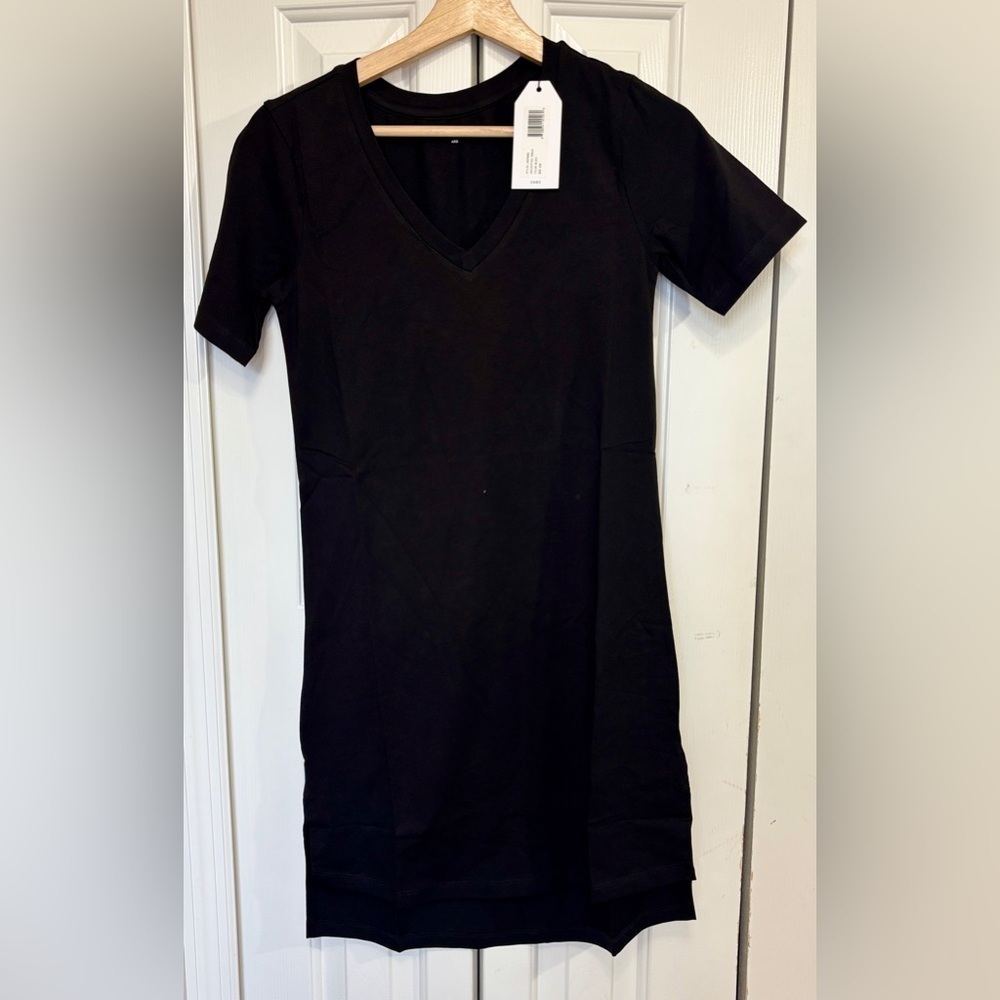 Universal Standard Black Mini Dress 4XS (00-0)